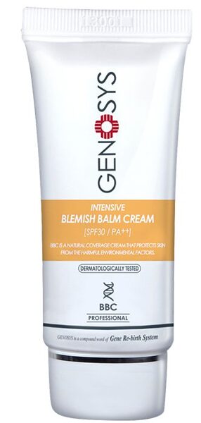 Genosys Sauļošanās matējošs BB krēms ar balzamu - Blemish Balm Cream (BB)